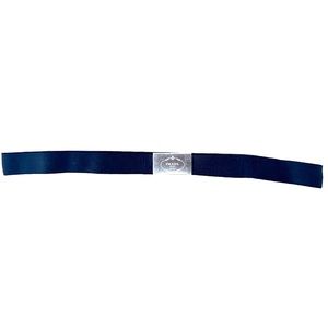 PRADA MILANO Nylon Navy Belt Women’s size 34” Made in Italy